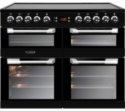 LEISURE Cuisinemaster CS100C510K 100 cm Electric Range Cooker - Black & Stainless Steel